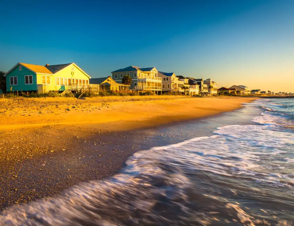 Waves,In,The,Atlantic,Ocean,And,Morning,Light,On,Beachfront